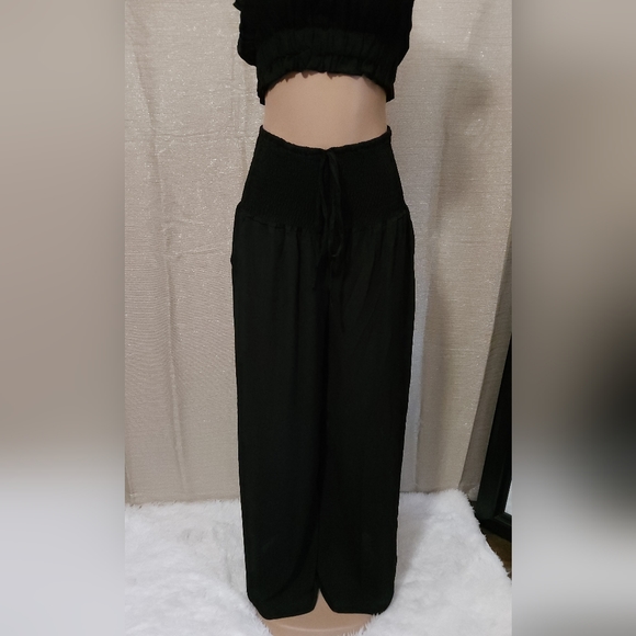 2 pieces set pants outfit new size S. Chiffon fabric. - Picture 10 of 11